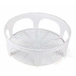 Thumbnail for Roti Plus Plastic Casserole with Lid - White & Grey Color Combination - Distacart