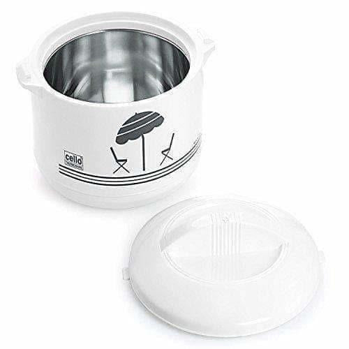 Casserole - 2.5 Liters, White - Distacart