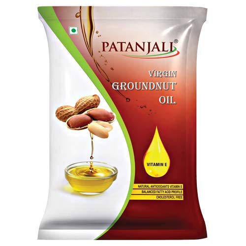 Patanjali Extra Virgin Ground Nut Oil 1Ltr,