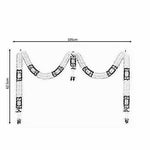 Thumbnail for Orange Door Set with Plastic mogra - Distacart