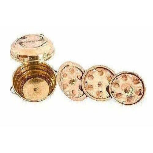 Toys Brass Idli Patra, Gold - Distacart