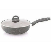 Thumbnail for Ceramic Aluminium Kadhai Grey - Distacart
