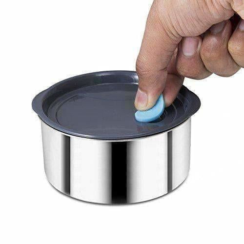 Stainless Steel Lunch Box Set with Pouch, 250ml, Set of 4 - Distacart