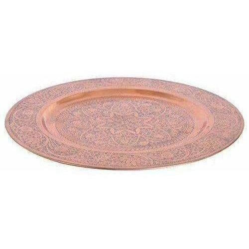 Big Size Brown Pooja Thali Pooja Work ship Plate Thali - Pooja Temple - Distacart
