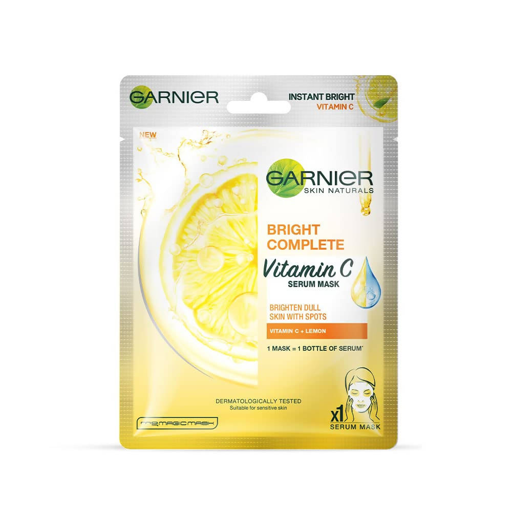 Garnier Bright Complete Vitamin C Serum Sheet Mask - Distacart