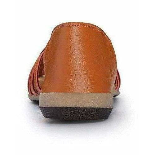 Plazo Women's Sandal (Tan) - Distacart