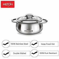 Thumbnail for Stainless Steel Casserole - Silver - Distacart