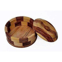Thumbnail for Brown Color - Wooden Casserole - Distacart