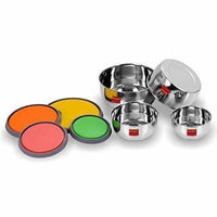 Thumbnail for Stainless Steel Food Storage Airtight & Leak Proof - Set of 4 Containers - Distacart