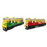 Thumbnail for Train Engine (Set Of 2 Pice) (Green And Red) - Distacart