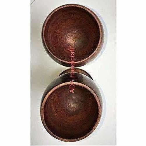 Handmade Sheesham Wooden Glass - Set of 6 - Distacart