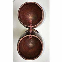 Thumbnail for Handmade Sheesham Wooden Glass - Set of 6 - Distacart