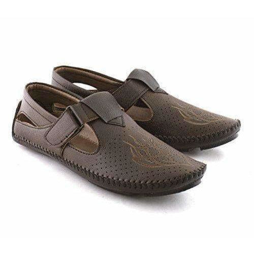 Men Stylish Formal Casual Ethnic Loafer Slip-On Sandal Shoe - Distacart
