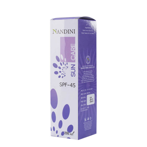Nandini Herbal Sun Care Lotion SPF 45 - Distacart