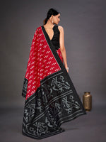 Thumbnail for Kalini Ethnic Motifs Printed Art Silk Ikat Saree - Distacart