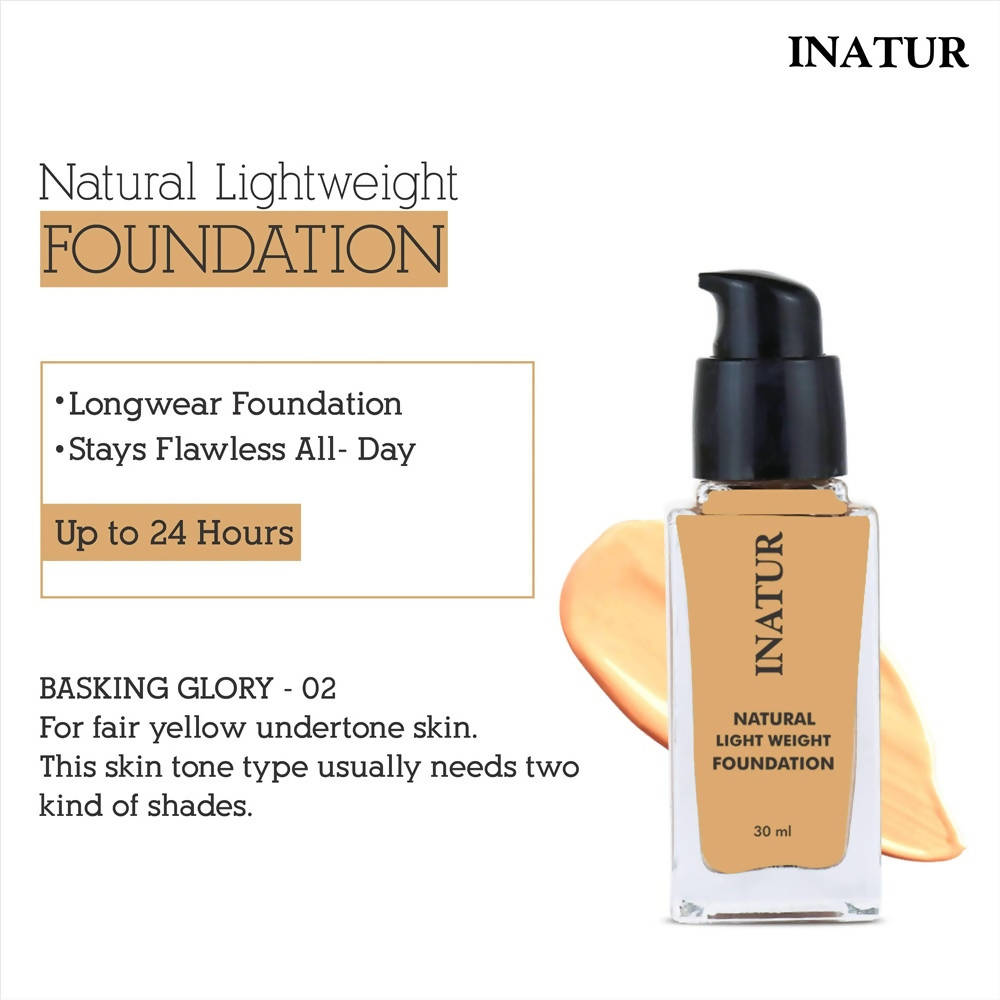 Inatur Natural Light Weight Foundation - Basking Glory