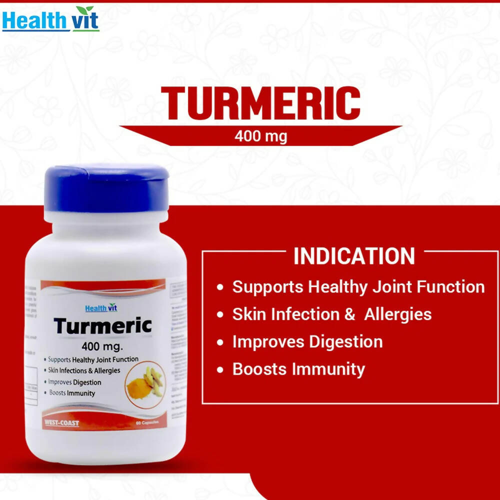 Healthvit Turmeric Capsules - Distacart