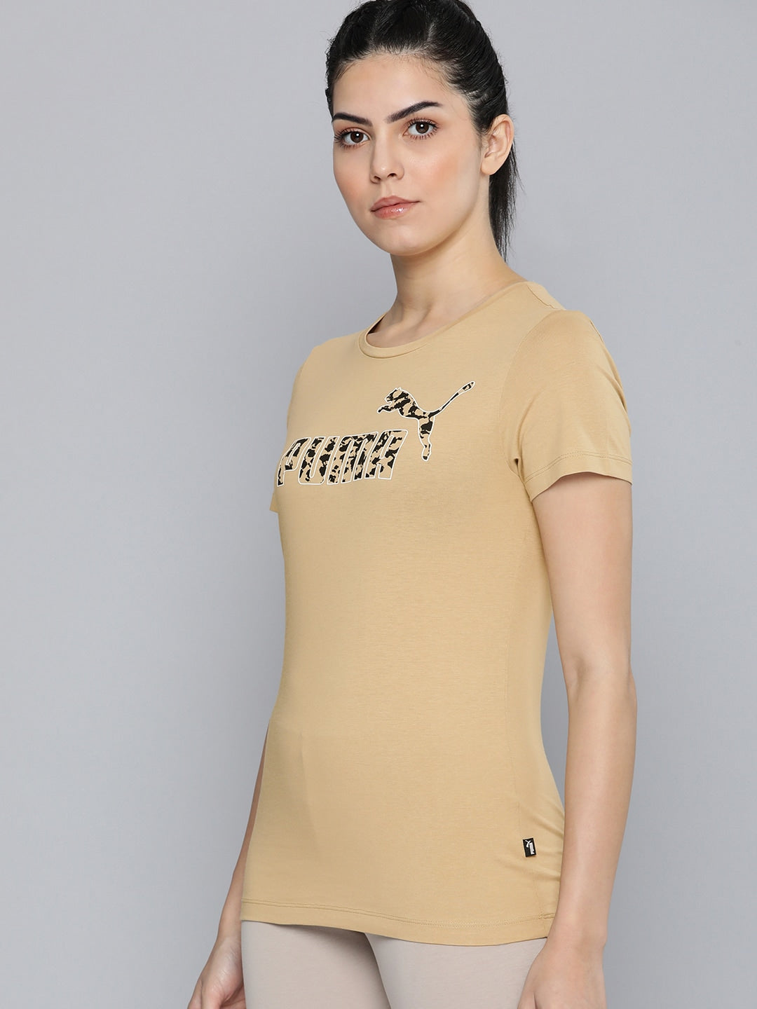 Puma Animal Brand Logo Printed Pure Cotton ESS T-shirt - Distacart