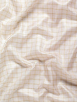 Thumbnail for Kalini White & Maroon Checked Zari Silk Cotton Saree - Distacart