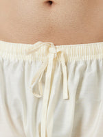 Thumbnail for Manyavar Men Beige Regular Kurta with Pyjamas - Distacart