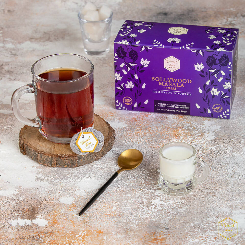 Mittal Teas Bollywood Masala Chai - Eco-Friendly Bags - Distacart