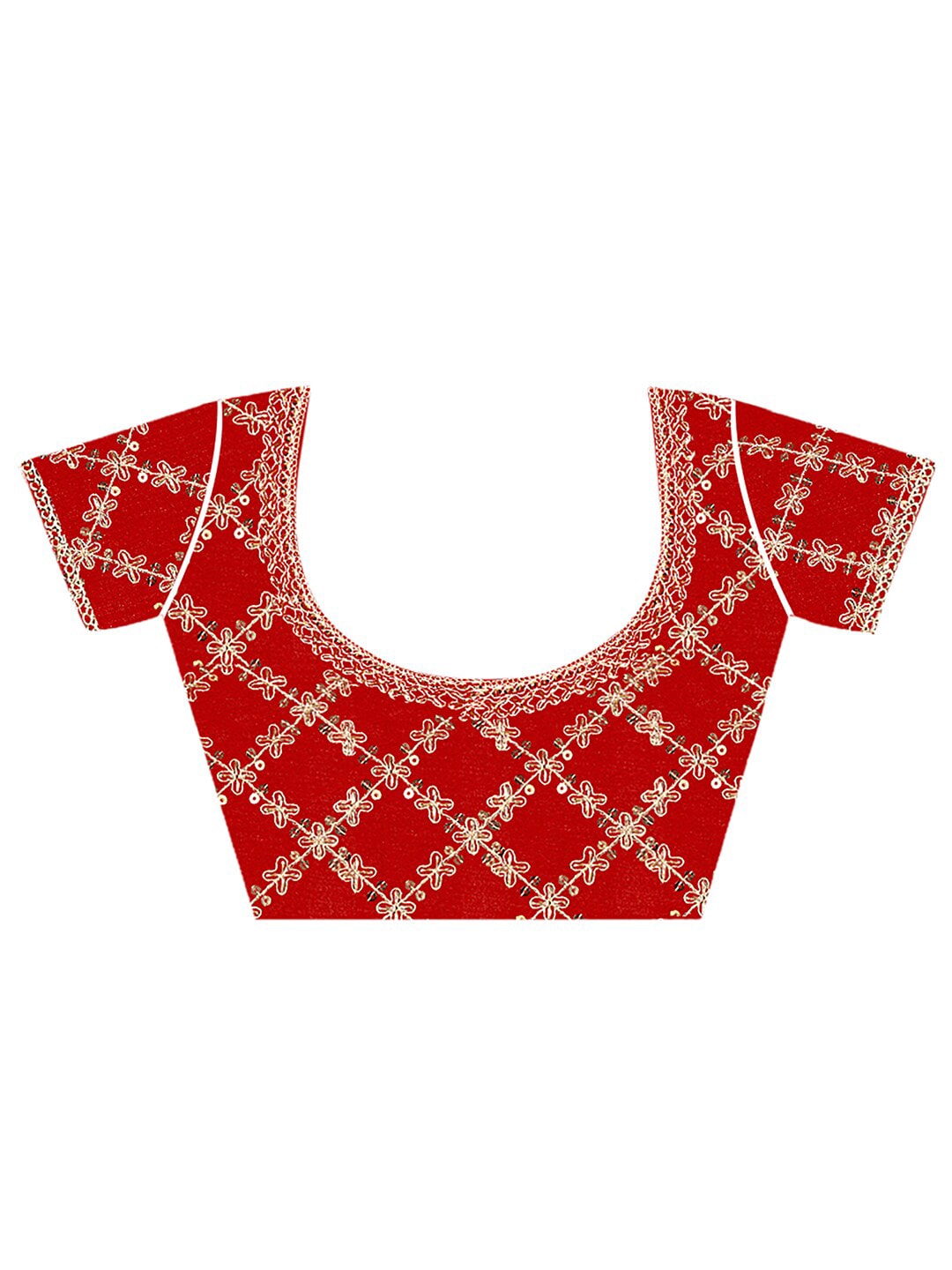 Mitera Bandhani Printed Embroidered Zari Saree - Distacart