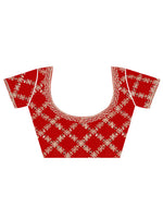 Thumbnail for Mitera Bandhani Printed Embroidered Zari Saree - Distacart