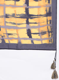 Thumbnail for Biba Women Lavender & Mustard Yellow Floral Printed Floral Kurta - Distacart