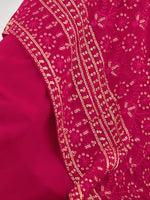Thumbnail for Myra Rani and Green Real Georgette Gharara Suit - Distacart