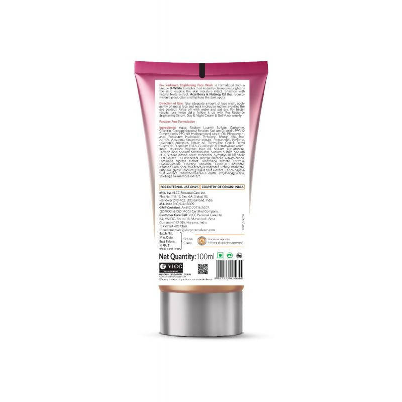 VLCC Pro Radiance Brightening Face Wash - Distacart