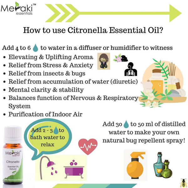 Meraki Essentials Citronella Essential Oil - Distacart