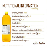 Thumbnail for Saptham Taila 100% Wood Pressed Safflower Oil - Distacart