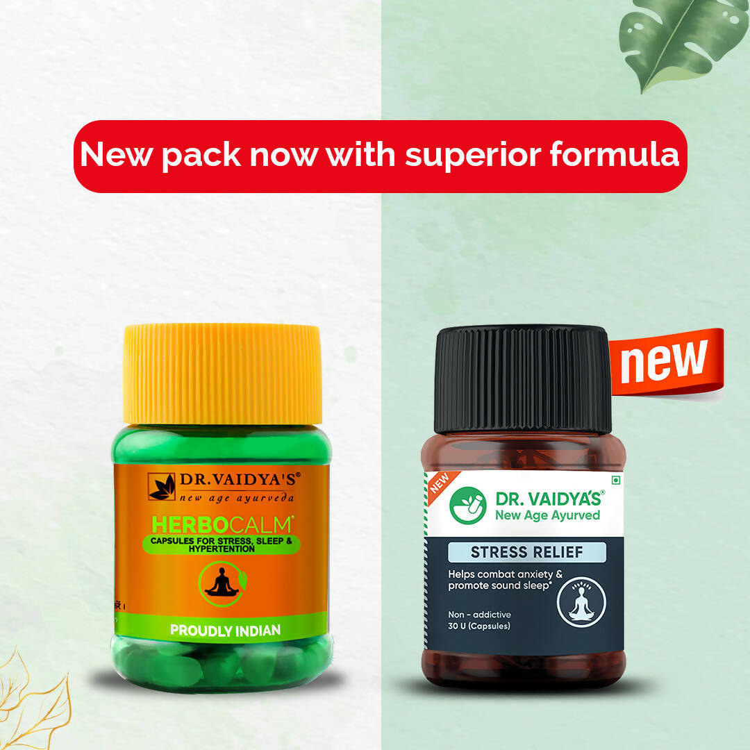 Dr. Vaidya's Stress Relief Capsules - Distacart