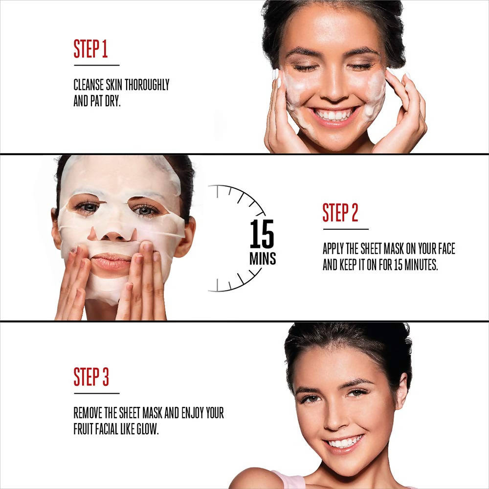 Lakme Blush And Glow Kiwi Sheet Mask use