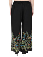 Thumbnail for Mominos Fashion Black Floral Design Palazzo