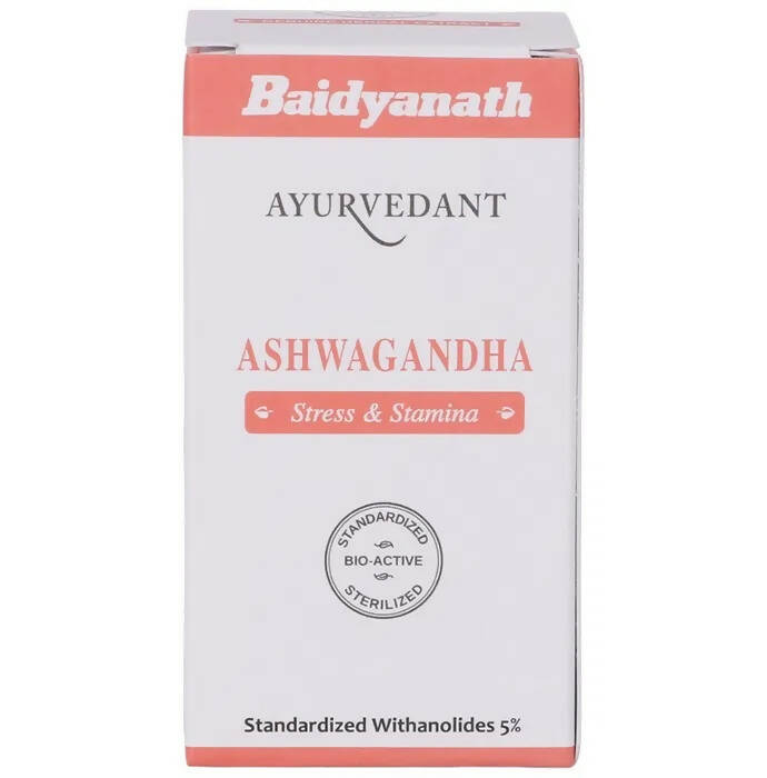 Baidyanath Jhansi Ayuvedant Ashwagandha Tablets - Distacart