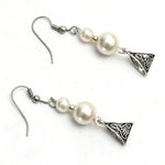 Thumbnail for Mominos Fashion Johar Kamal Silver-Plated Brass Finish Pearls Work Choker For Women (White) - Distacart