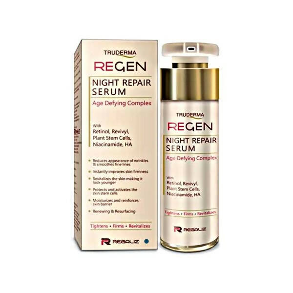 Truderma Regen Night Repair Serum For Skin Ageing - Distacart