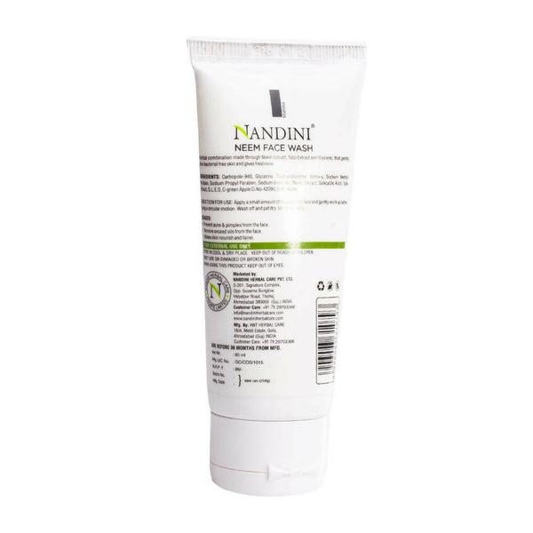 Nandini Herbal Neem Tulsi Face Wash - Distacart