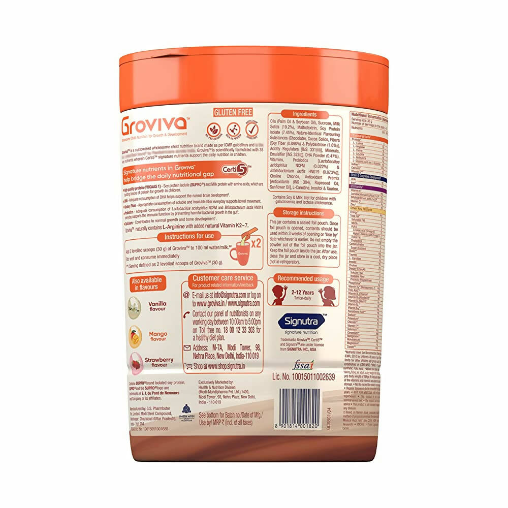 Groviva Wholesome Child Nutrition for Growth & Development - Distacart
