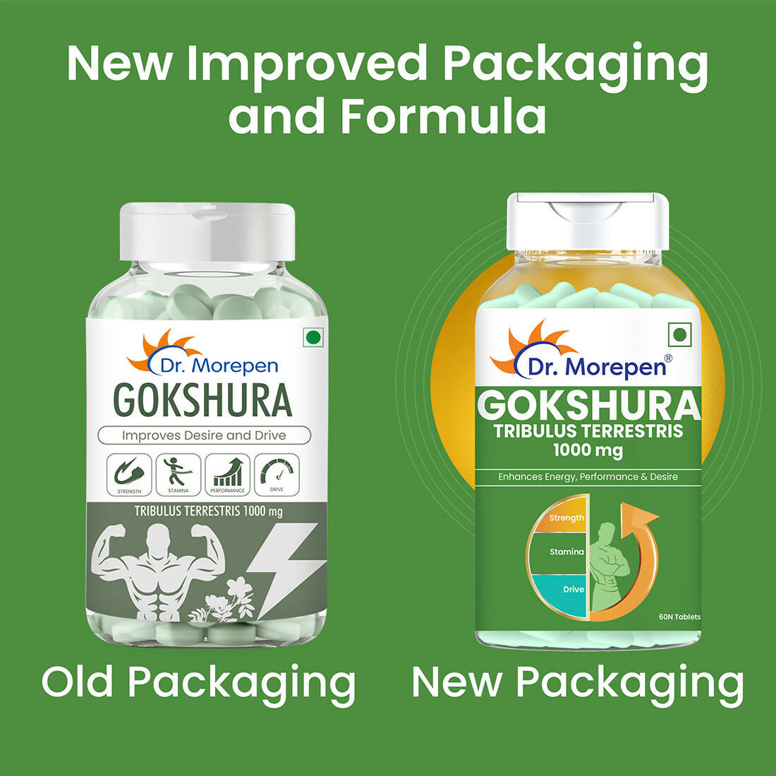 Dr. Morepen Gokshura Tablets For Men - Distacart