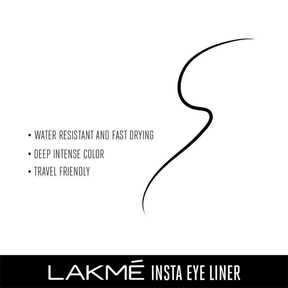 Lakme Insta Eye Liner -Black - Distacart