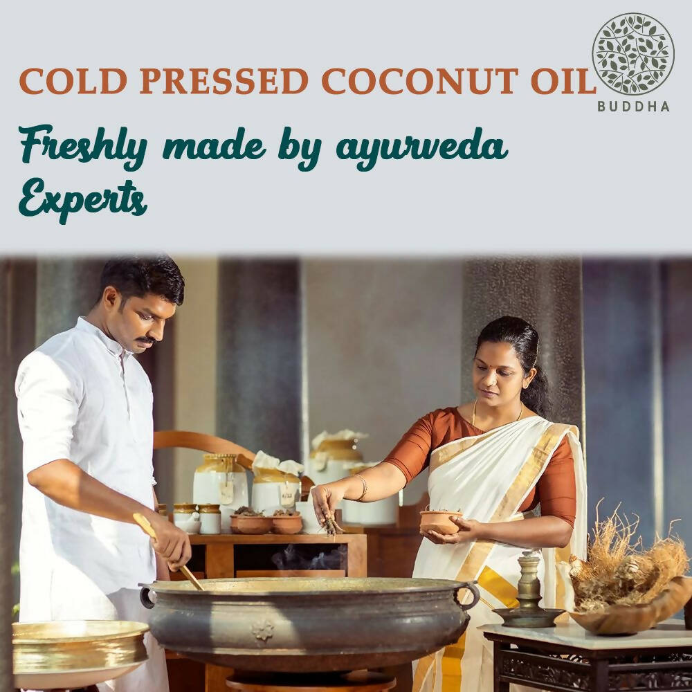 Buddha Natural Cold Pressed Virgin Coconut Oil - For Skin, Hair And Baby Care Hair Oil - Distacart