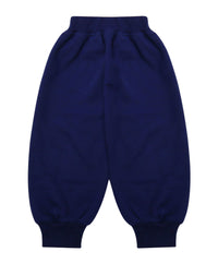 Thumbnail for Girls Navy Blue Pink Printed T-Shirt With Pyjamas - Mini Marvels - Distacart