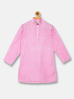 Thumbnail for Sethukrishna Boys Pink Kurta with Dhoti pants - Distacart