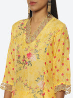 Thumbnail for Biba Floral Printed Kurta with Palazzos - Distacart