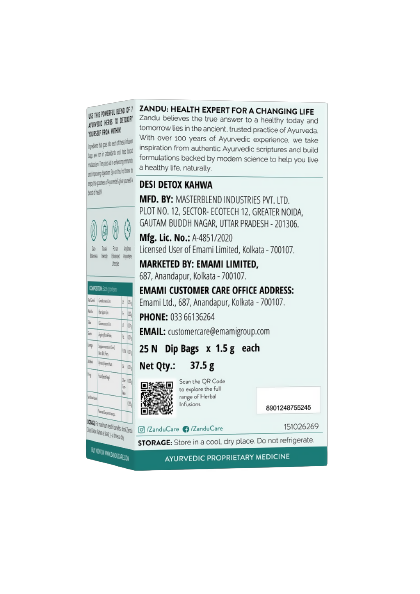 Zandu Desi Detox Kahwa - Distacart