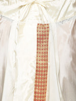 Thumbnail for Sethukrishna Men Gold-Toned Striped Kurta with Dhoti Pants - Distacart