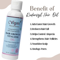 Thumbnail for Vigini 1% Redensyl Hair Growth Vitalizer Hair Care Tonic Oil for Men Women - Distacart