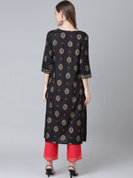 Thumbnail for Khushal K Ethnic Motifs Printed Kurta with Trousers - Distacart